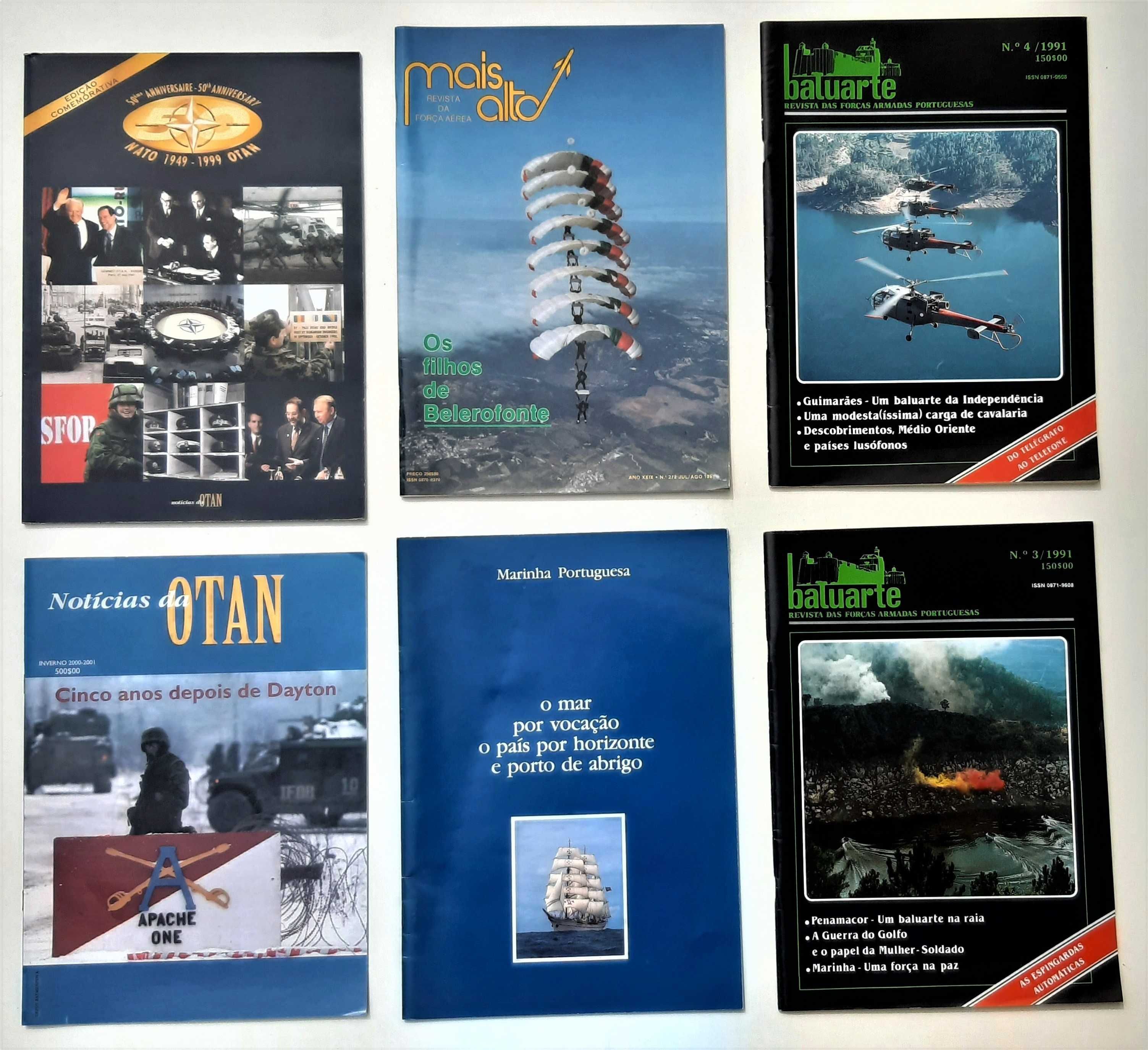 Lote 6 Revistas Defesa Nacional e Militares