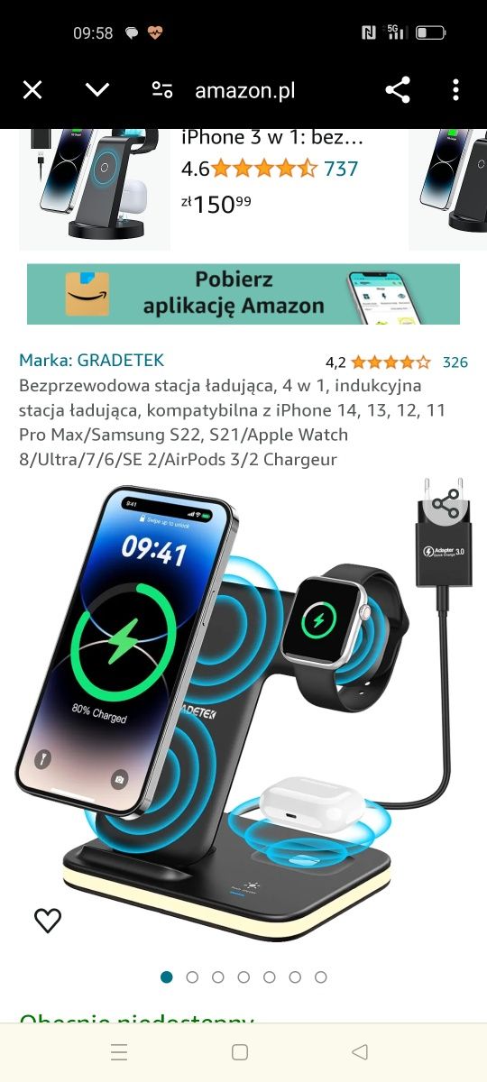 Bezprzewodowa stacja ładująca