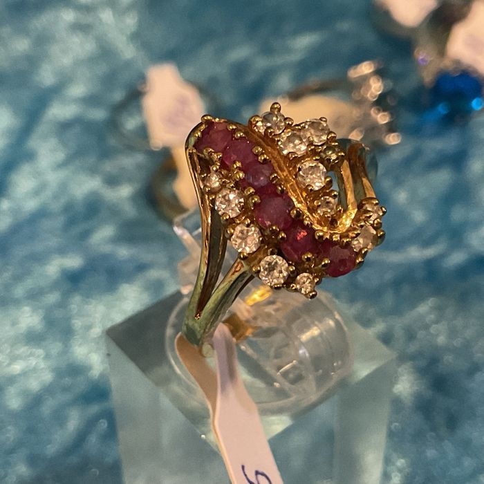 Anel prata banho ouro T,21 /outros anúncios abaixo