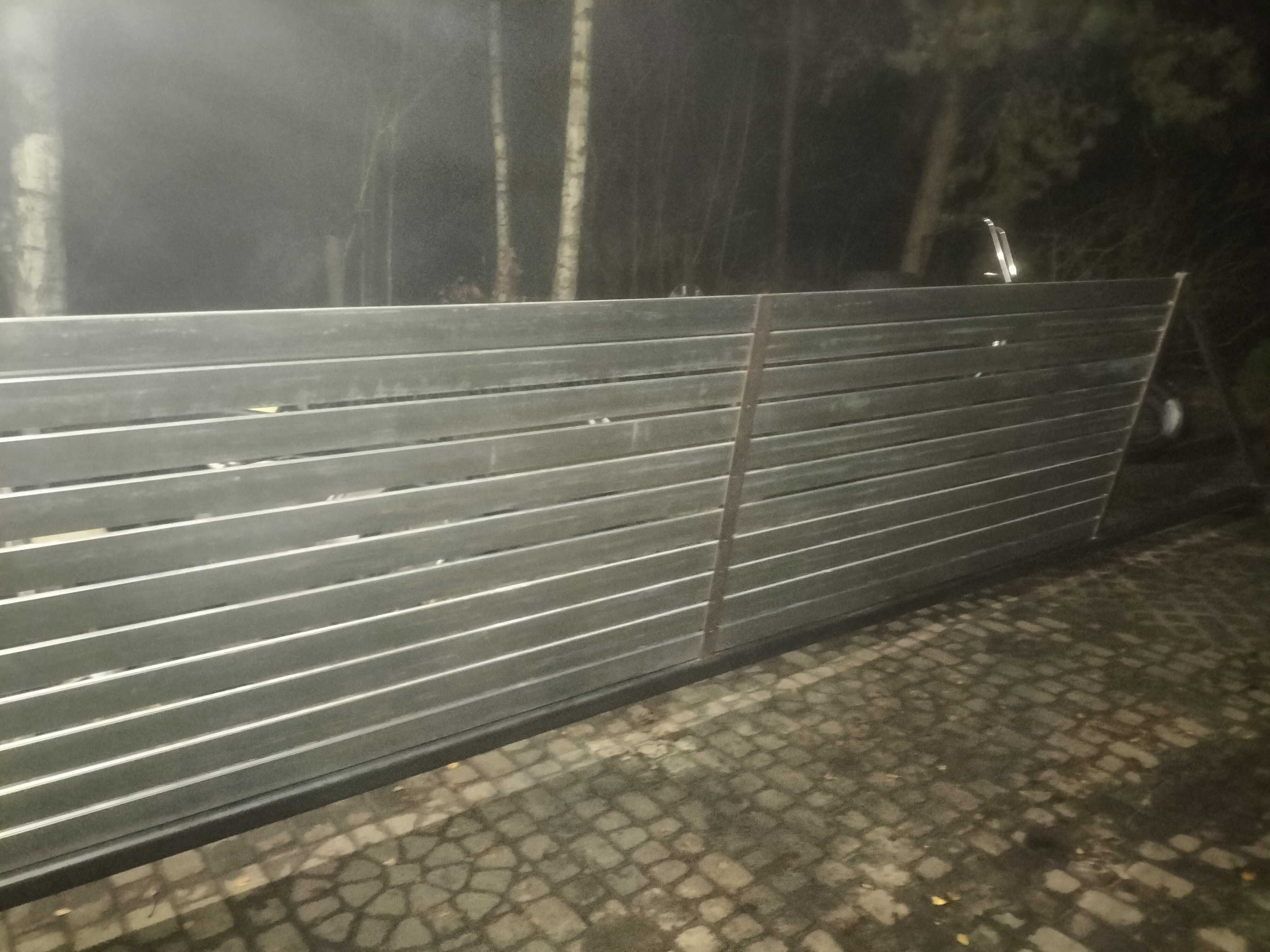 brama przesuwna nowoczesna panelowa transport 4ms ocyn