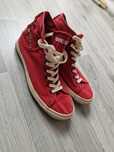 Tenisówki wysokie Diesel rozmiar 44 czerwone sneakersy