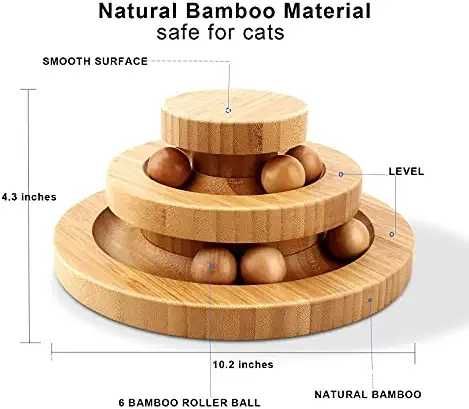 Игрушка для кошек из натурального бамбукового материала