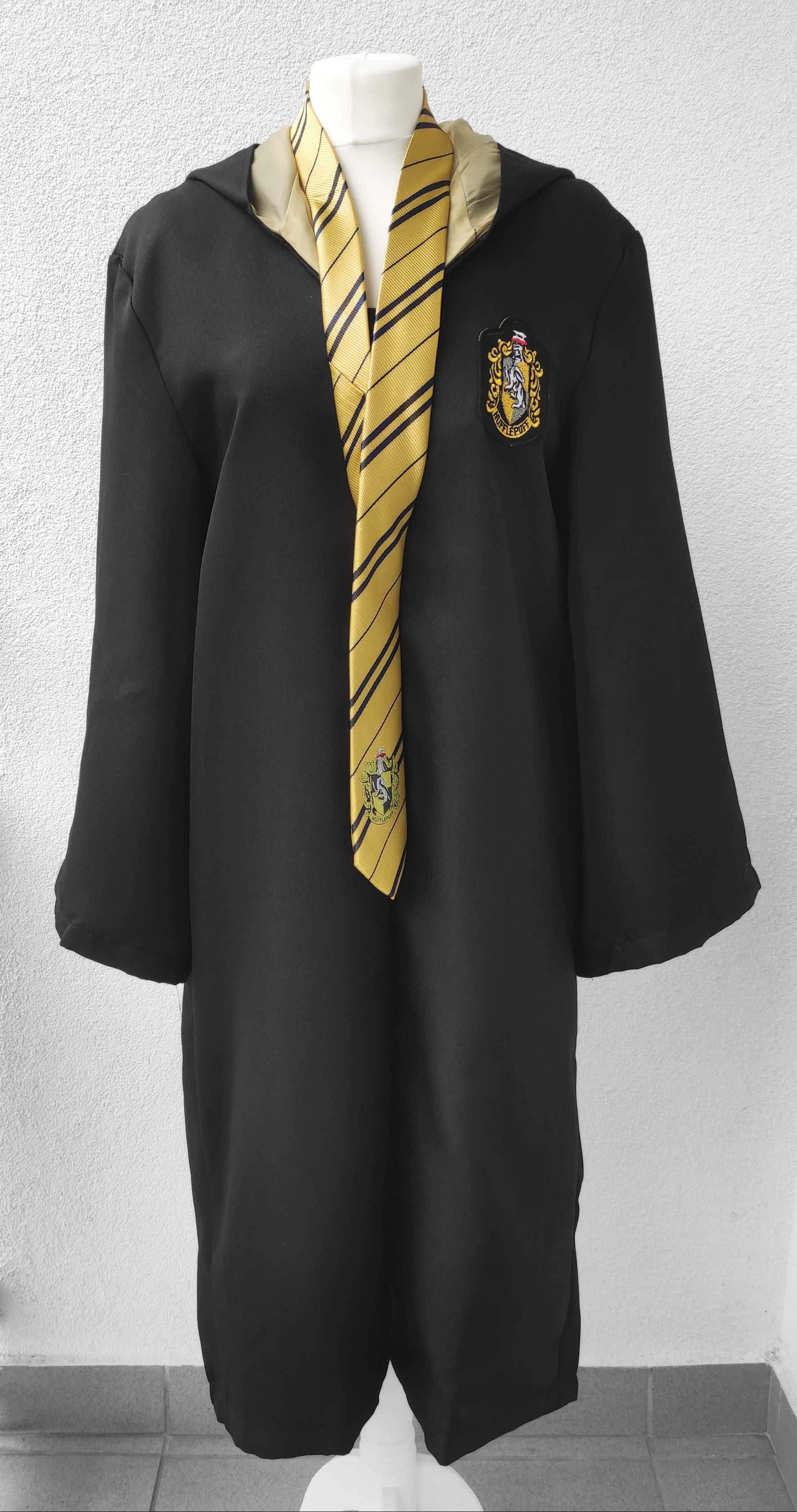 Szata Harry Potter Hufflepuff + dodatki Rozmiar M cosplay Halloween