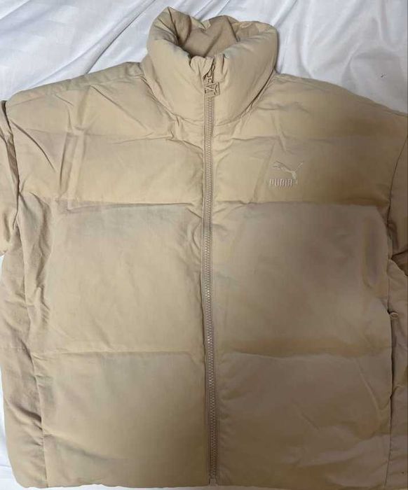 пуховик пуффер бежевий зимовий Puma