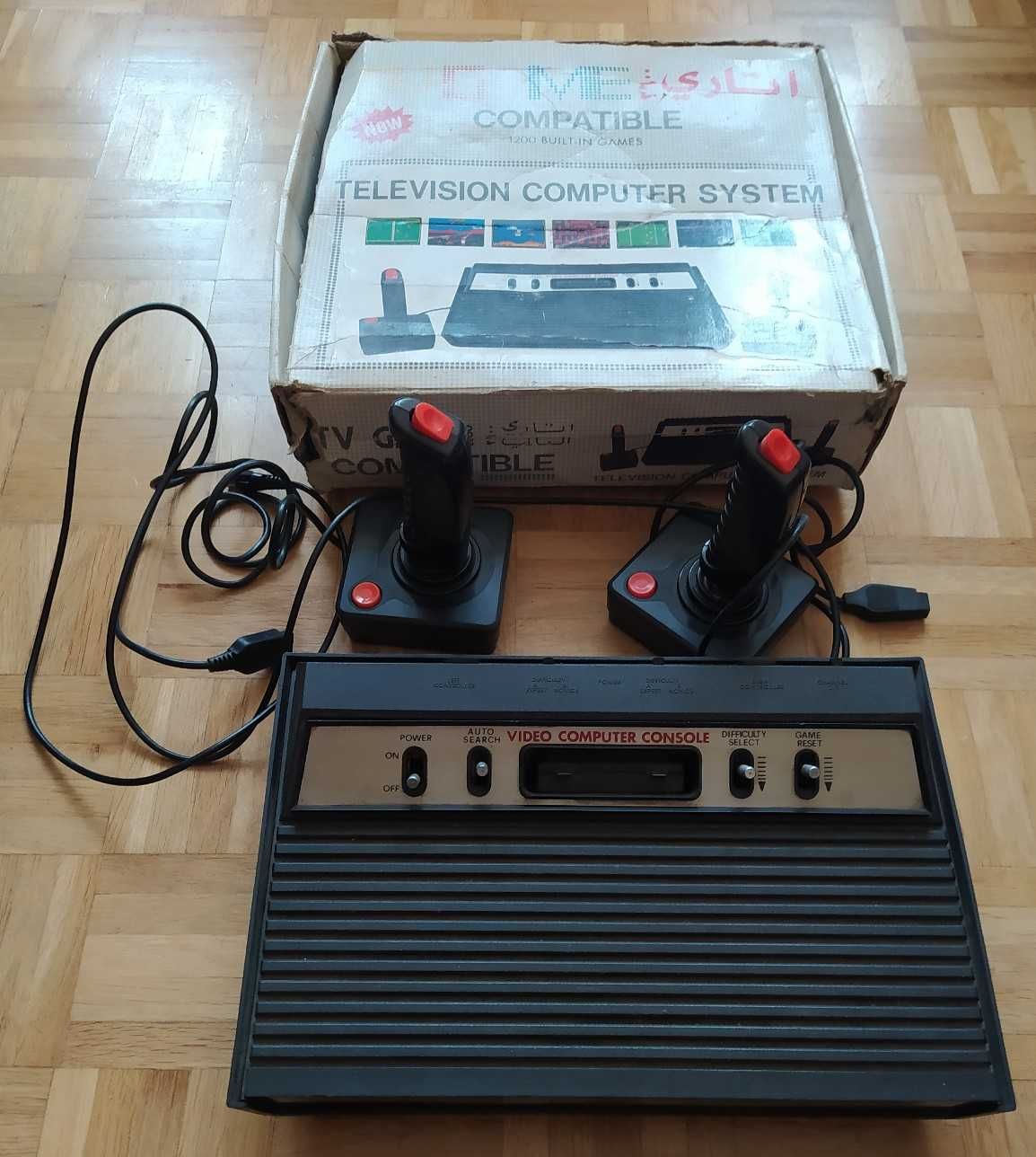 Atari RAMBO 2600 KLON box 100%ok konsola retro gra box joysticki kolek