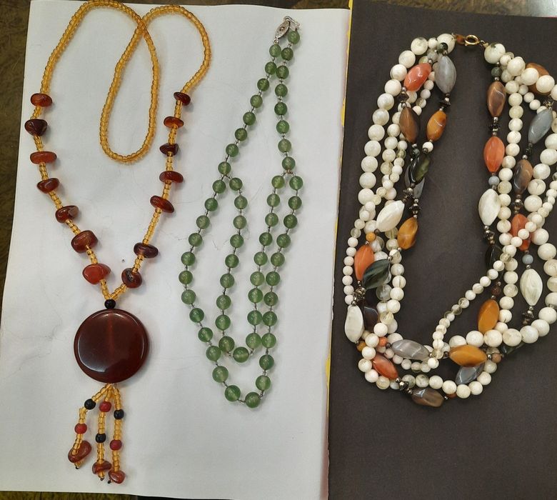 Бусы. Разные. Винтаж.