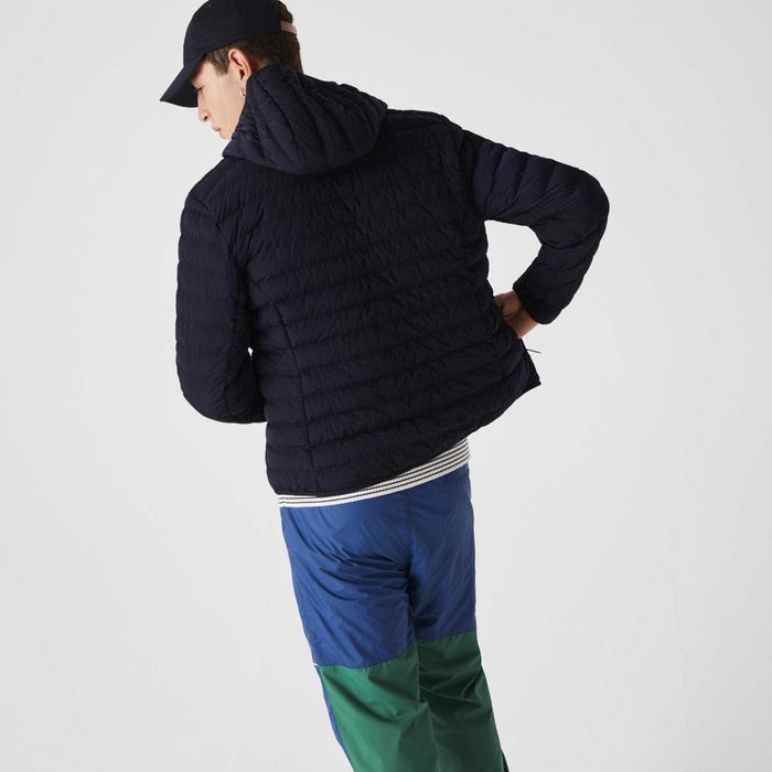 Фірмова чоловіча, коротка, водовідштовхувальна куртка Lacoste, 48р. L