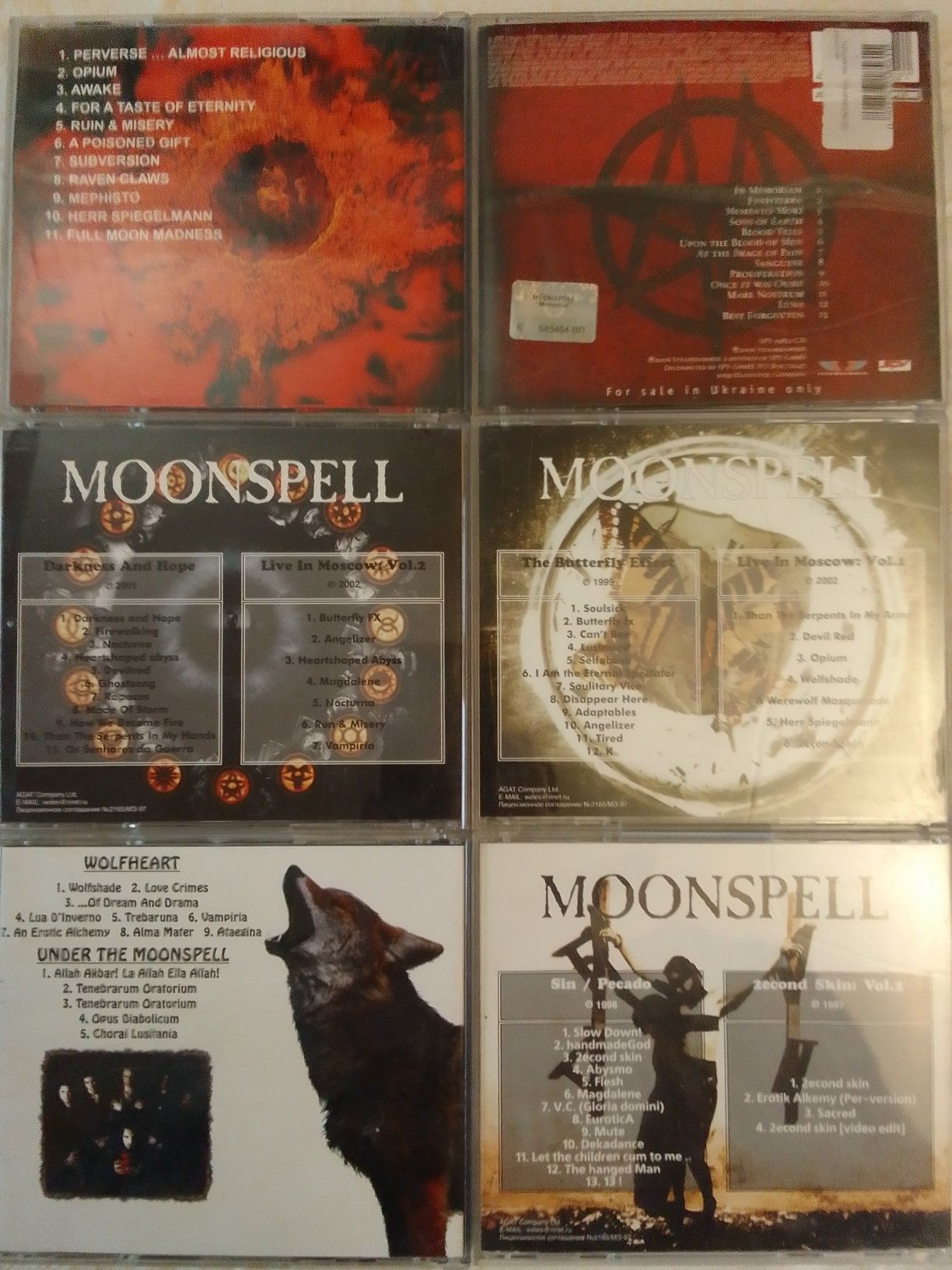 CD-Audio. "Moonspell"