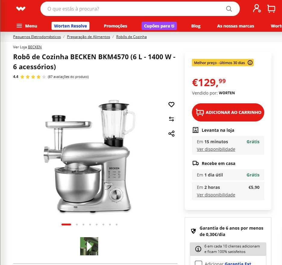 Robô de cozinha Becken BKM4570