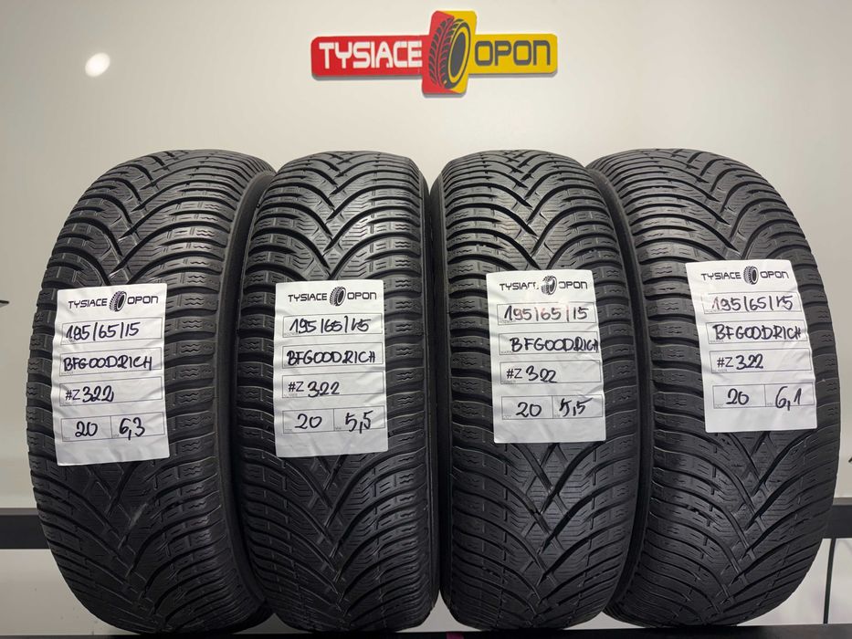 Opony Zimowe 195/65/15 BFGoodRich g-ForceWinter2 Komplet #Z322