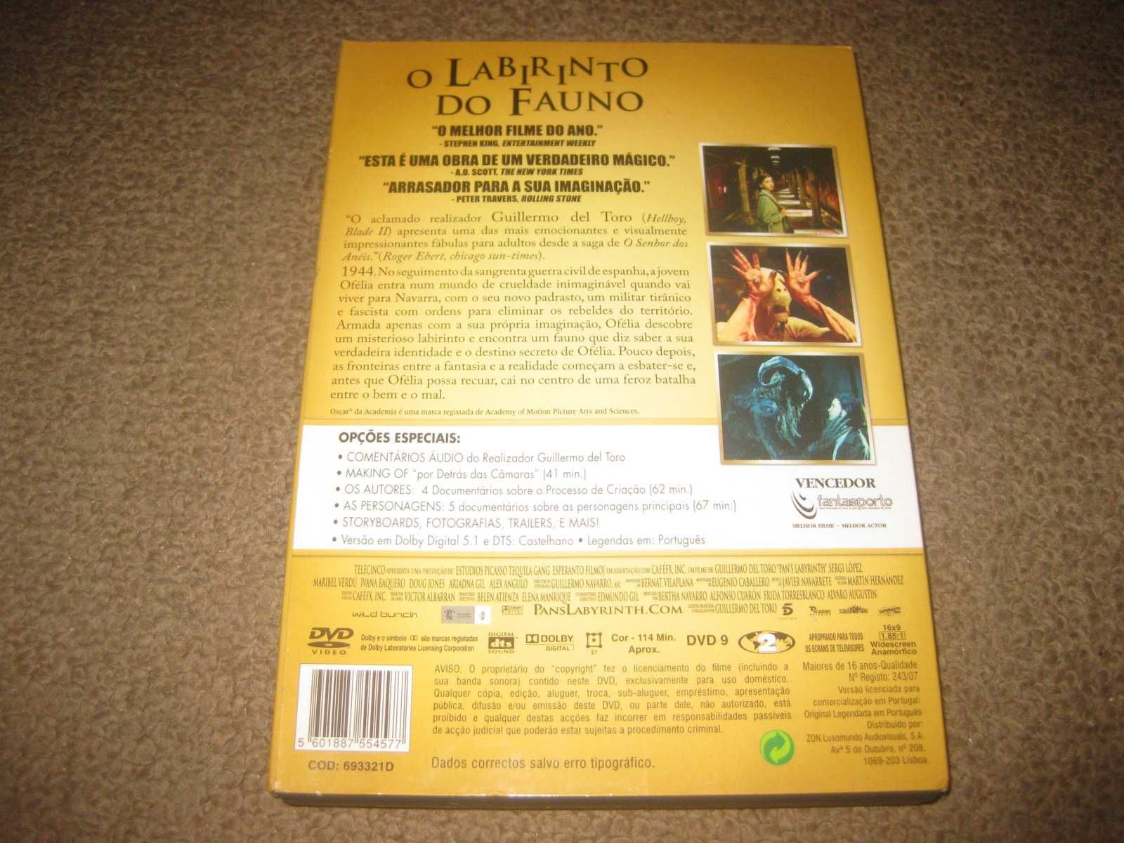"O Labirinto do Fauno" Edição Especial 2 DVDs/Slidepack!
