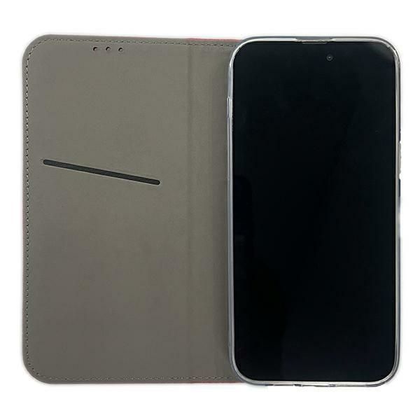 Etui Smart Magnet Book Iphone 15 Pro 6.1" Czerwony/Red