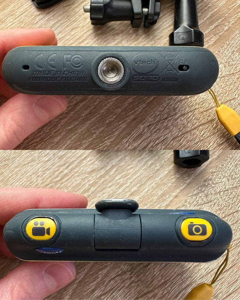 Детский фотоаппарат экшн-камера VTech Kidizoom Action с креплениями