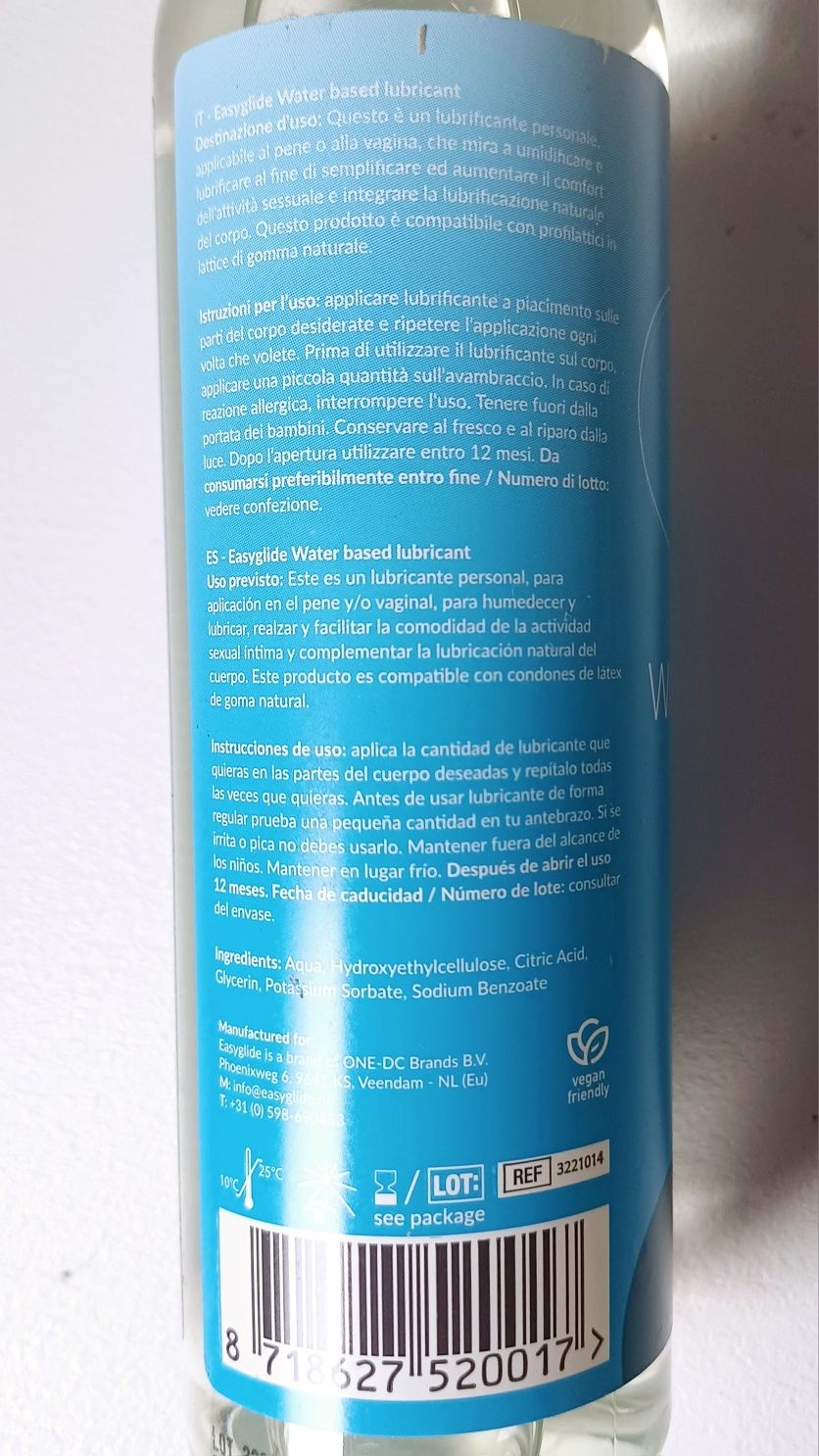 Easyglide nawilżający żel intymny waterbased liubricant. Nowy.