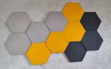 Panele hexagon na ściane w 3 kolorach