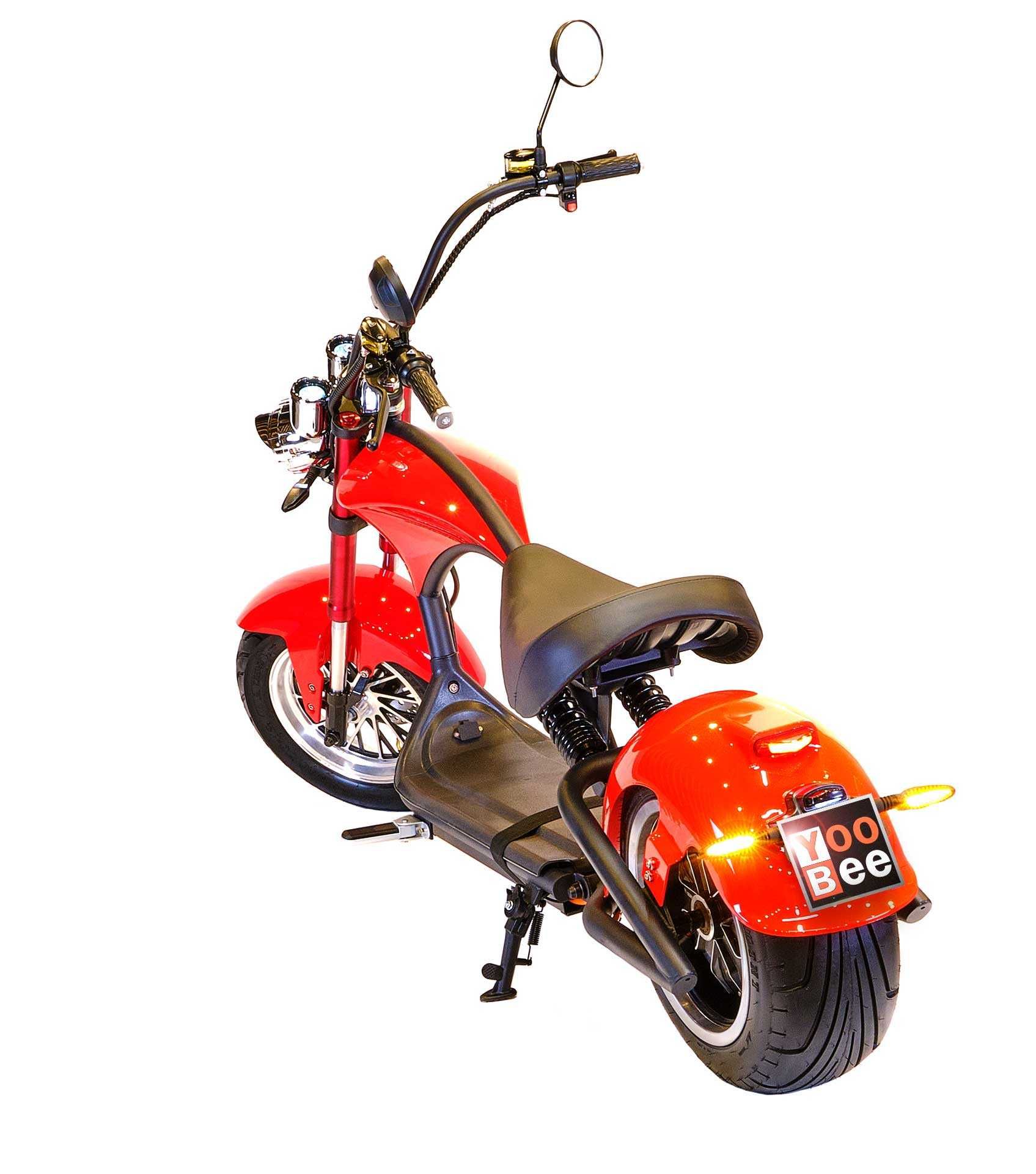 Электроскутер Чоппер Mangosteen Chopper red 3000W 30 Аh