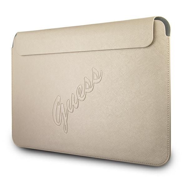 Guess Sleeve Gucs13Pusaslg 13" Złoty /Gold Saffiano Script