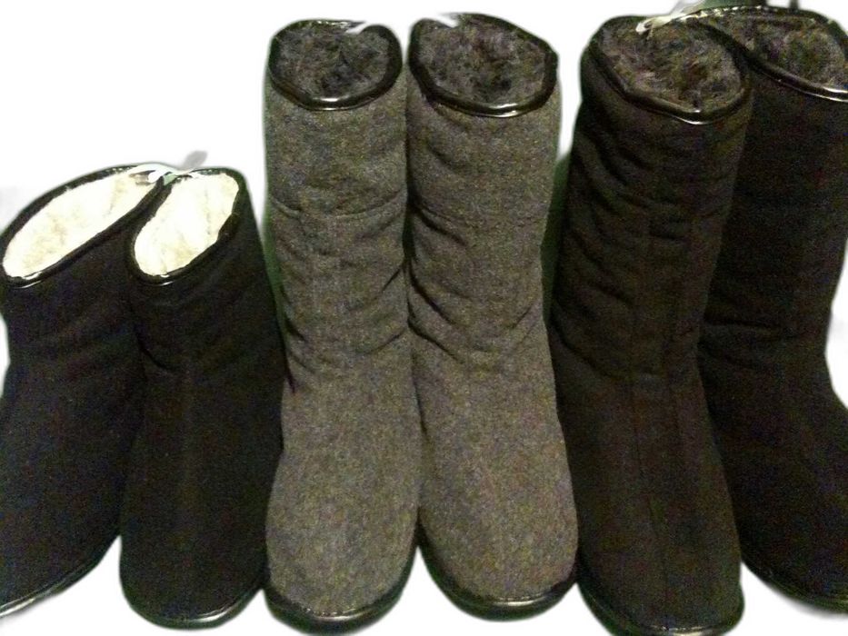 Валянки Пальтова тканина (войлок, повсть) Хутро Розміри від 36 до 46