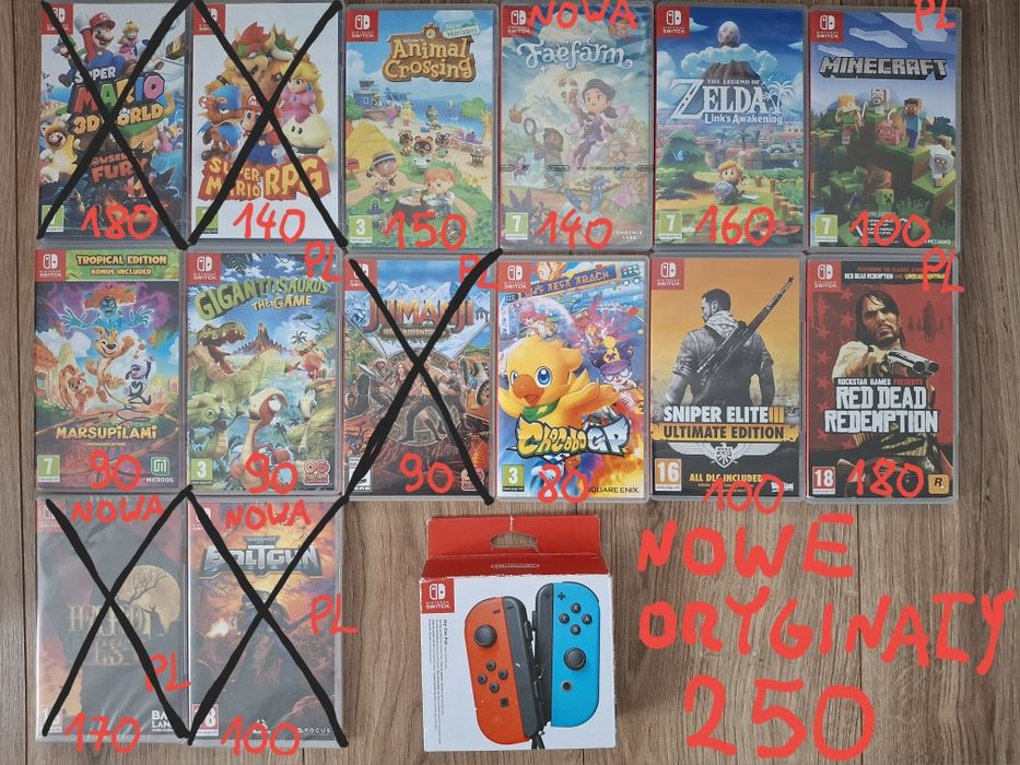 Gry na Nintendo Switch