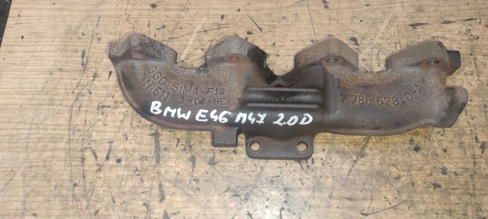 BMW 2,0d E46 M47 kolektor wydechowy 7786628