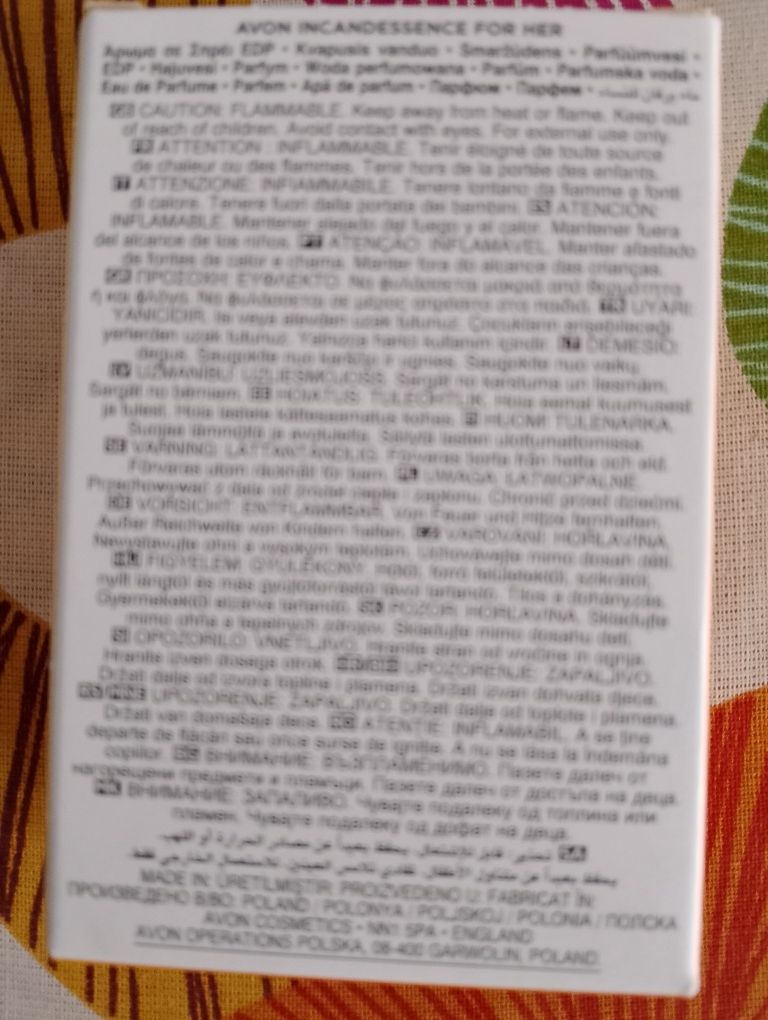 Incandessence 30 ml z Avon - szczegóły w opisie