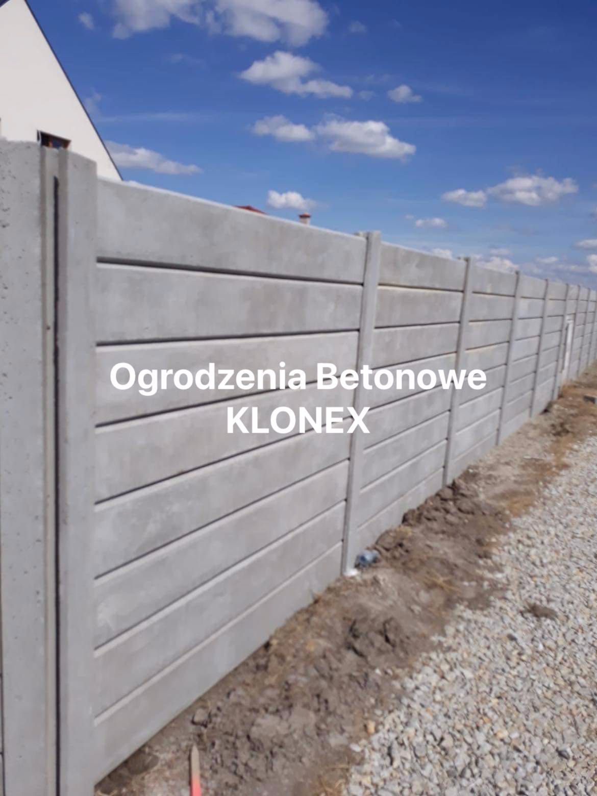 Ogrodzenia Betonowe Dolnyśląsk FIRMA KLONEX Produkcja Transport Montaż
