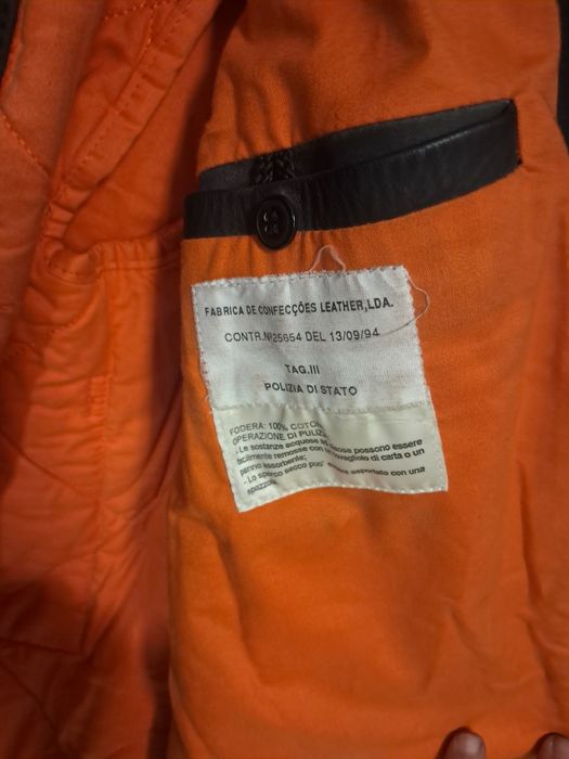 Casaco de motard policia de trânsito italiana