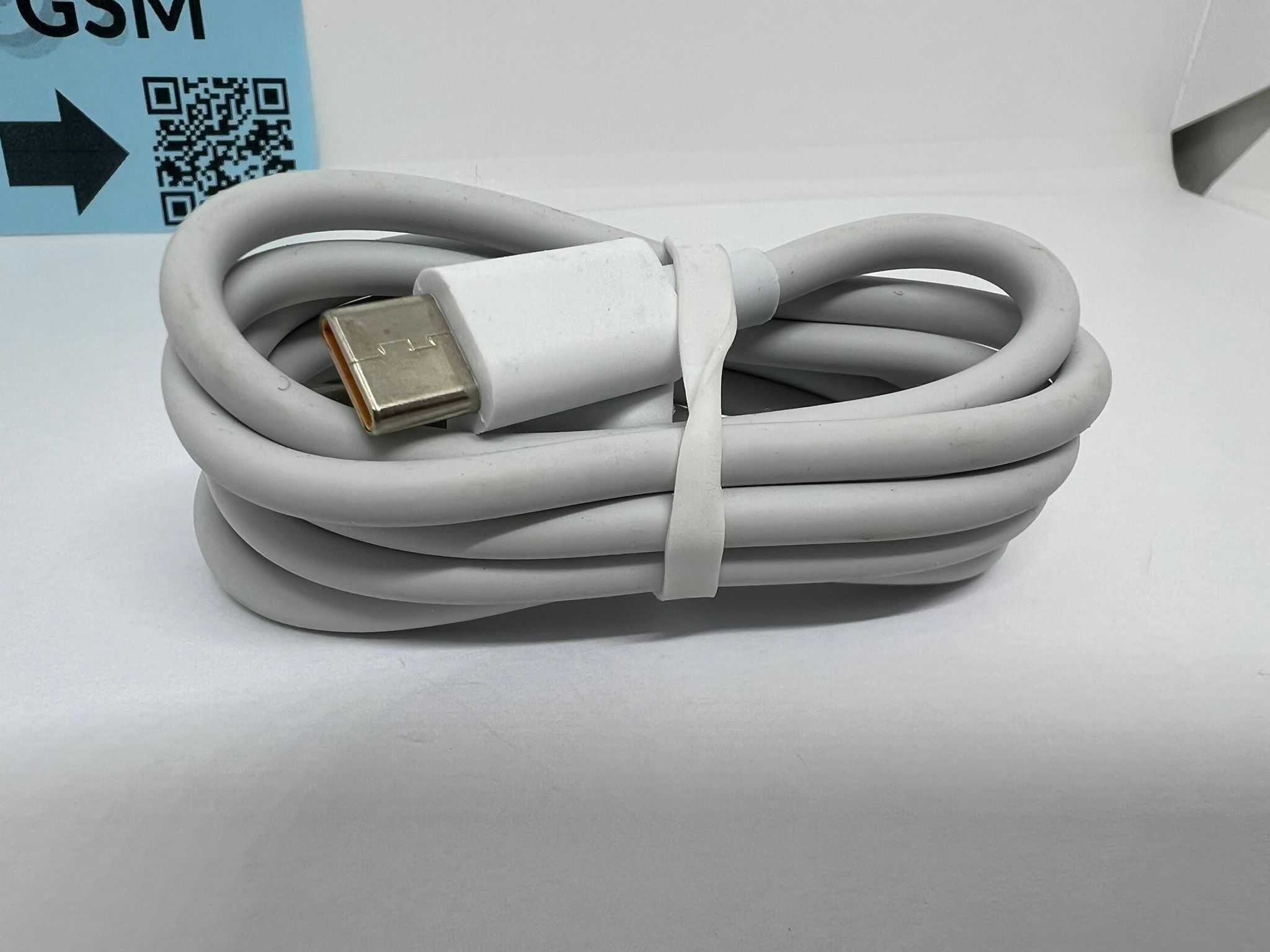 Kabel USB-C 6A 66W do Ładowania HUAWEI SuperCharge - biały | 1m!