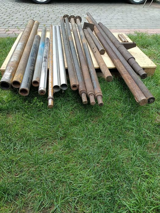 Wałki i rury stalowe różne typy