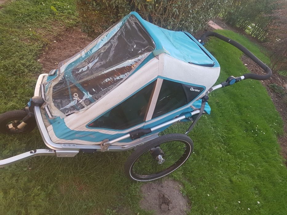 Przyczepka rowerowa Qeridoo 40kg  riksza do roweru wózek