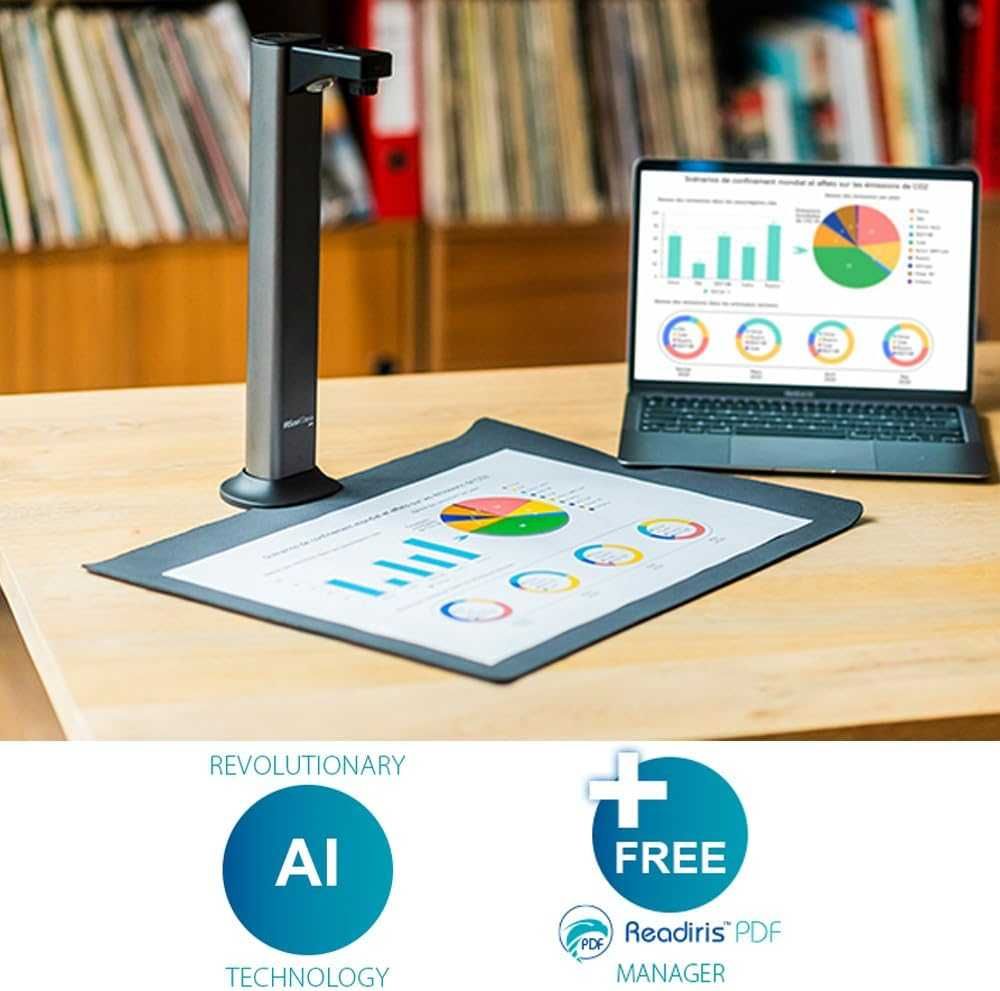 IRIScan Desk 7 Pro – Scanner Profissional de Livros e Documentos A3