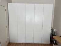 Roupeiro branco 5 portas (IKEA)