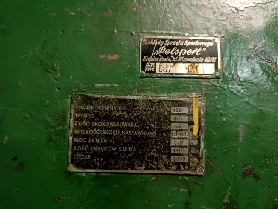 S.8 Prasa mimośrodowa 100T