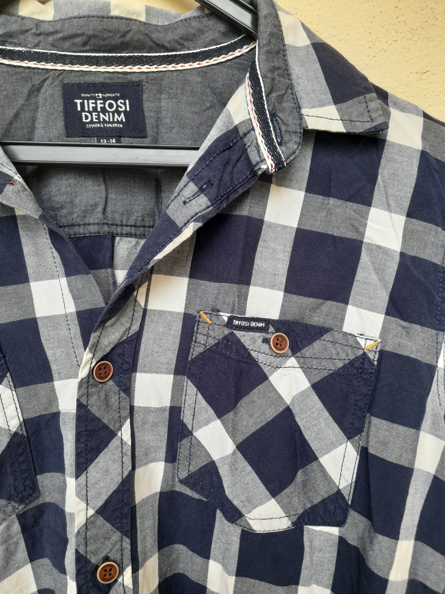 Camisa azul Tiffosi 13/14 anos S