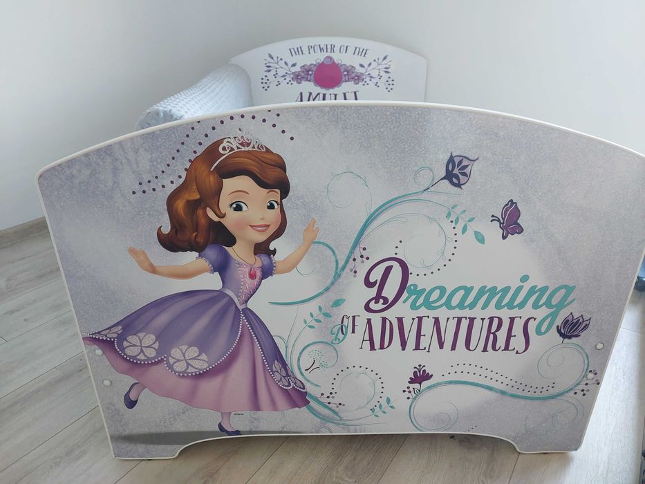 Łóżko łóżeczko dziecięce dla dziewczynki 160x80cm