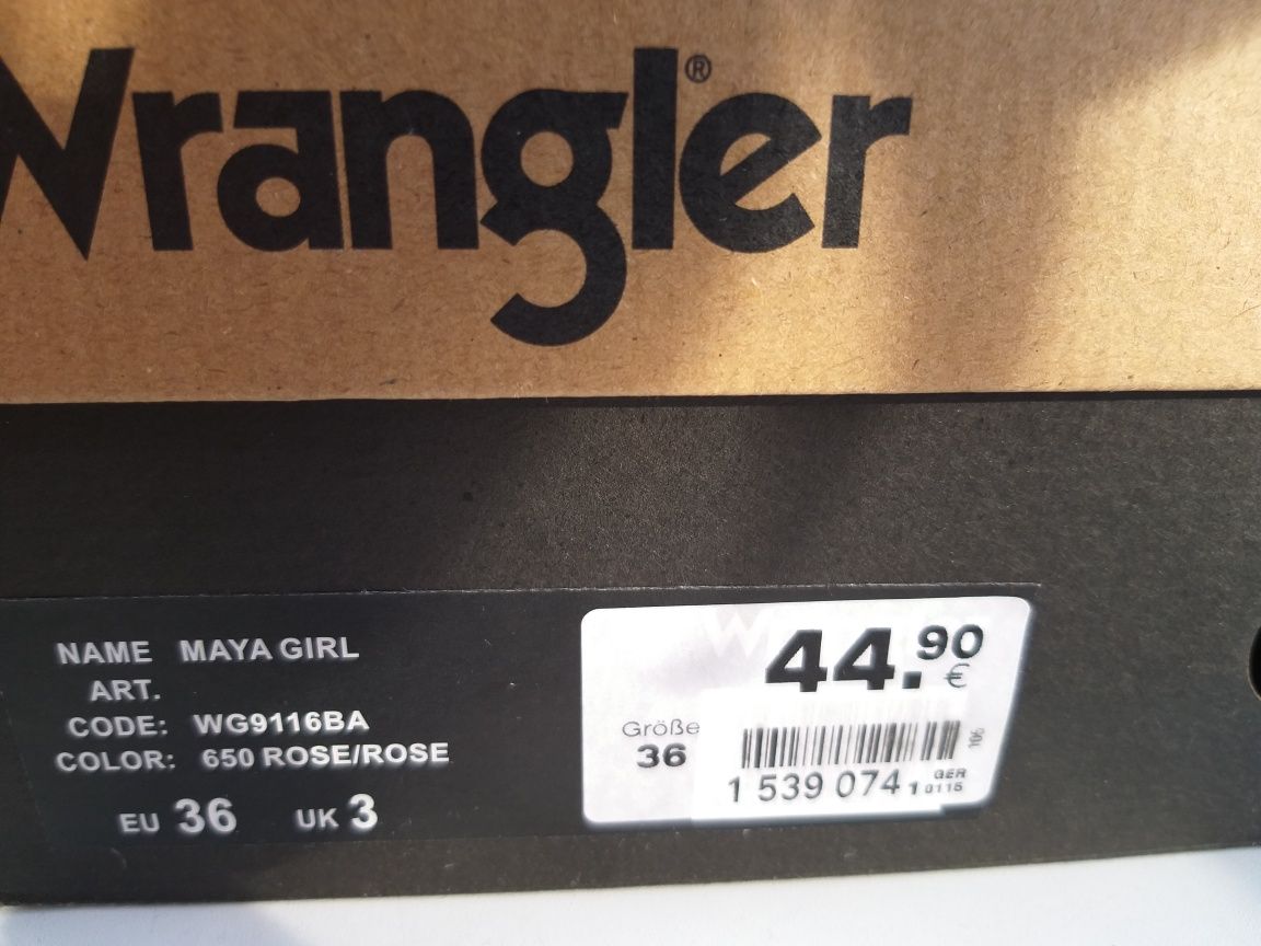 Новые женские кроссовки Wrangler 36p,100% оригинальные
