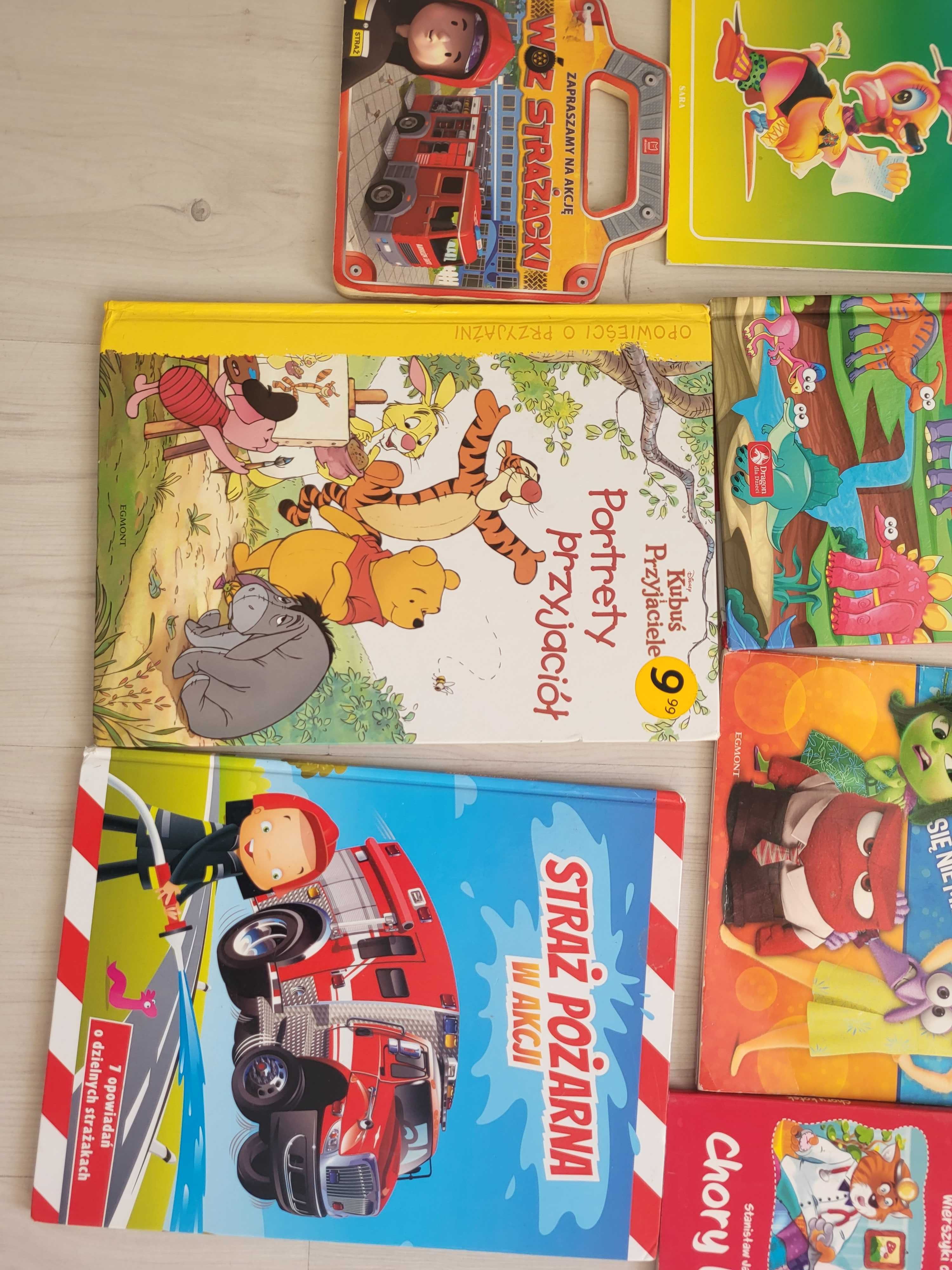 Komplet książek dla dzieci kubus puchatek strażak