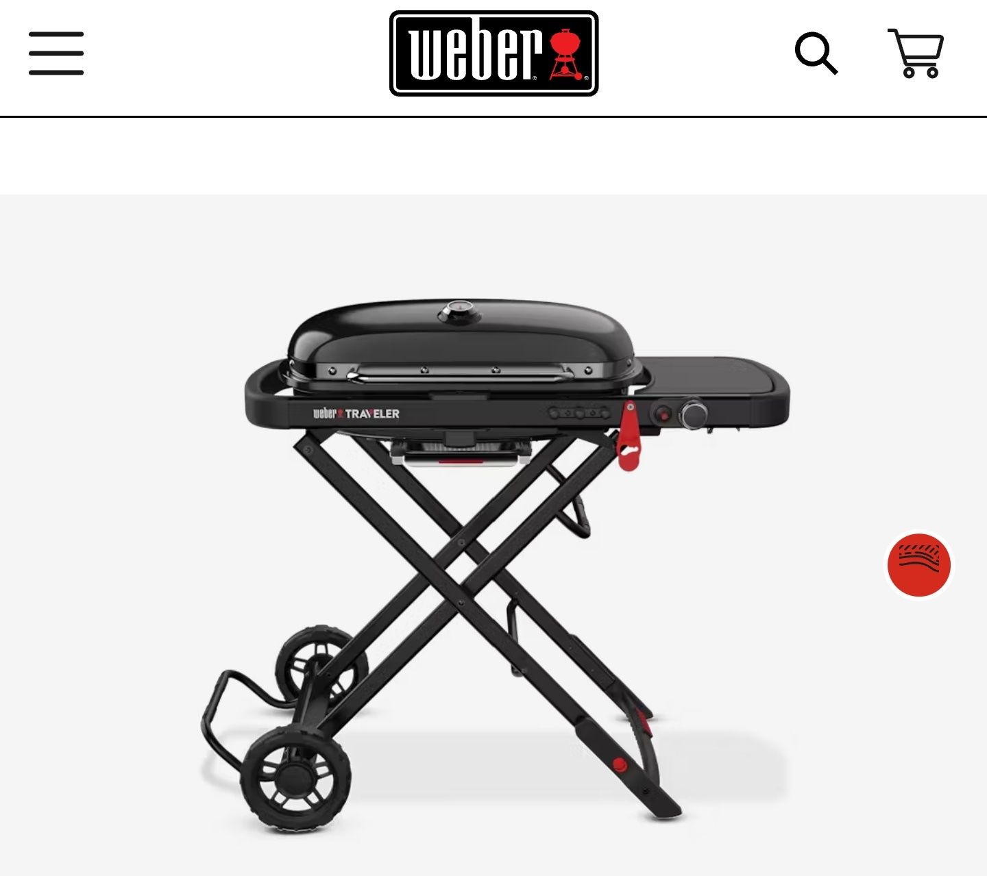 Weber Traveler Stealth Edition — NOVO na caixa