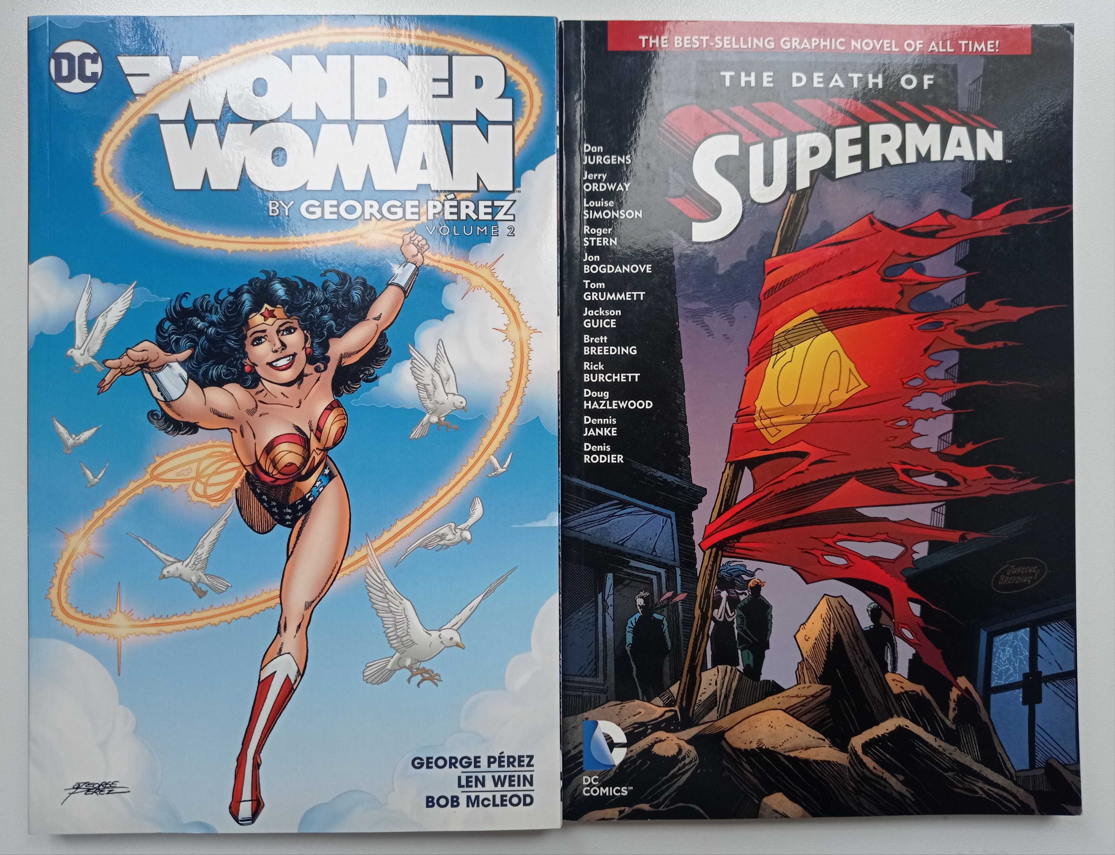 Zestaw Death of Superman + Wonder Woman by Perez vol. 2 DC Comics