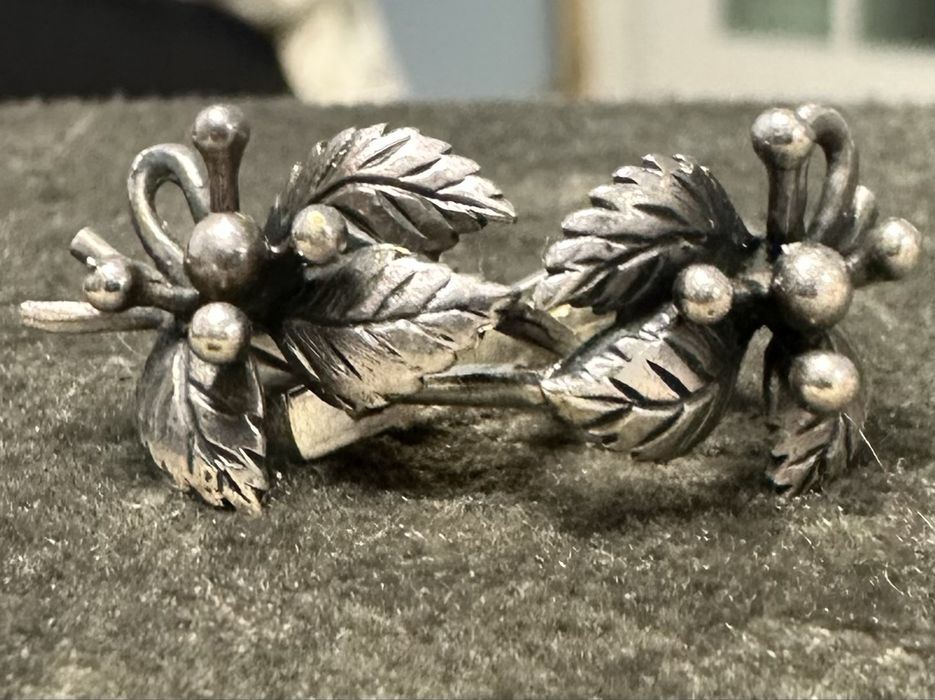 Неймовірні вінтажні срібні сережки