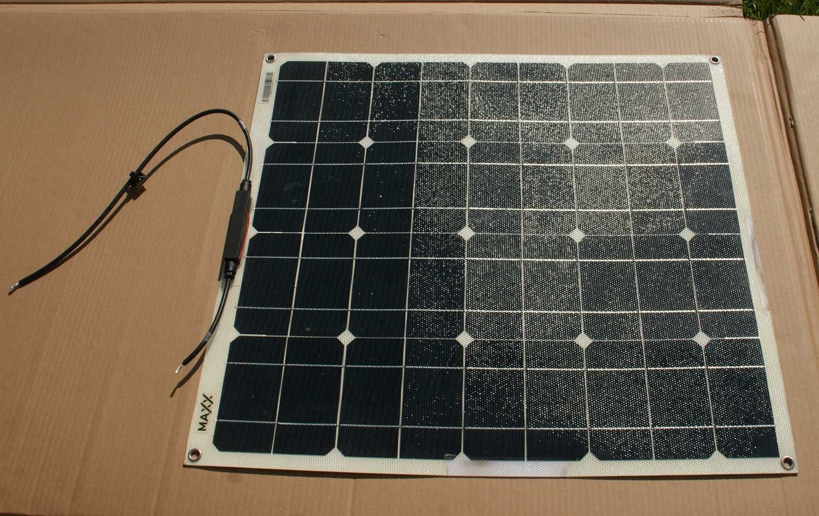 Moduł fotowoltaiczny panel słoneczny elastyczny USZKODZONY