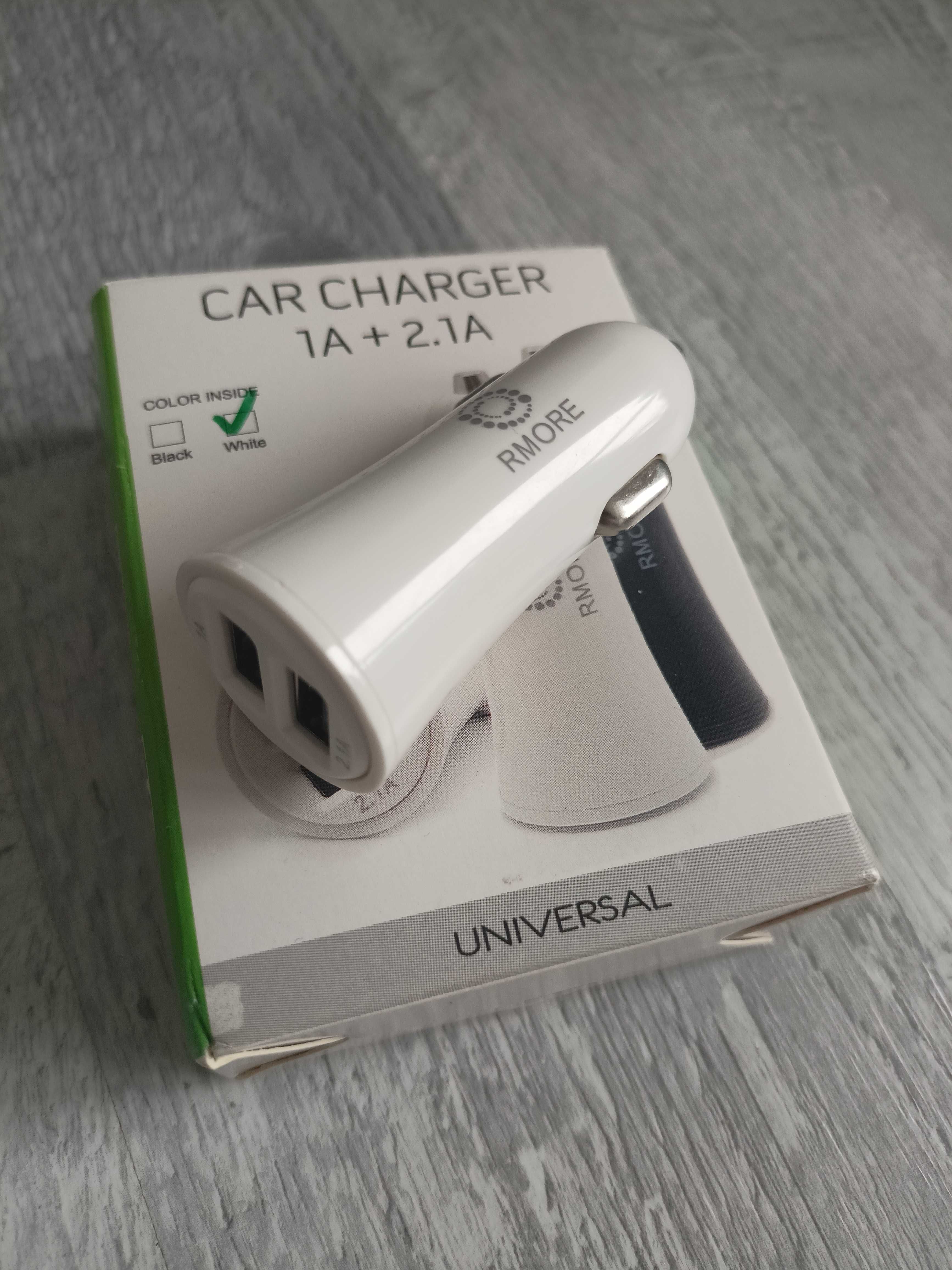 Ładowarka samochodowa USB