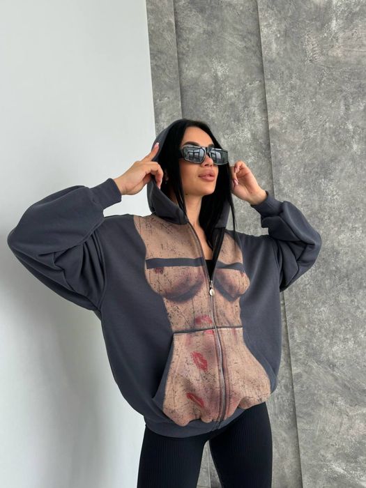 Худі на змійці з капюшоном