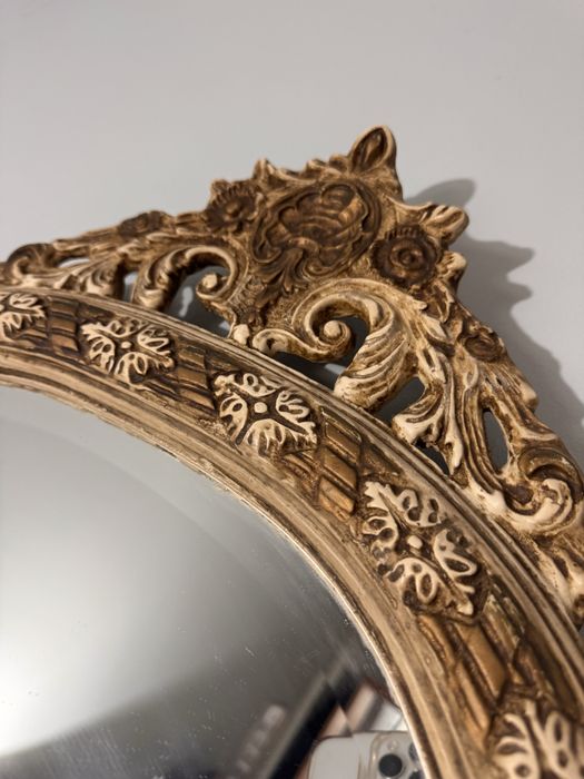 Vintage Espelho Antigo talha trabalhada