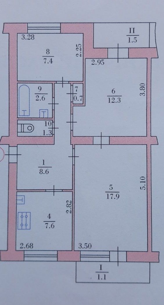 Продаж. 3- кімнатна квартира Тернопіль Бам Злуки