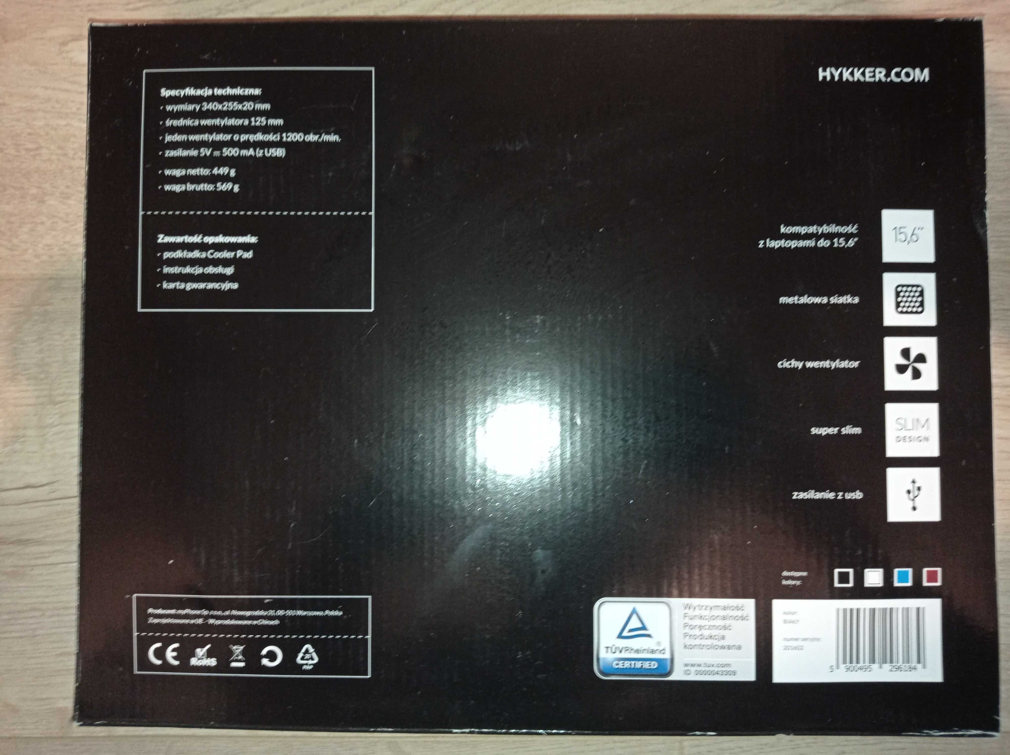 Podkładka chłodząca pod laptopa