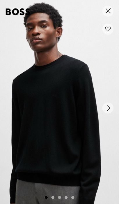 Чоловічий шерстяний светр з шерсті мериноса