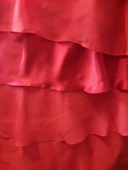 Сукня червона атласна плаття Monsoon платье жіноче гарне нарядне