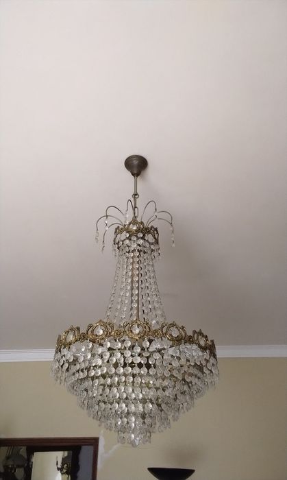 Lustre vintage em perfeito estado + 2 candeeiros de mesa,de cabeceira