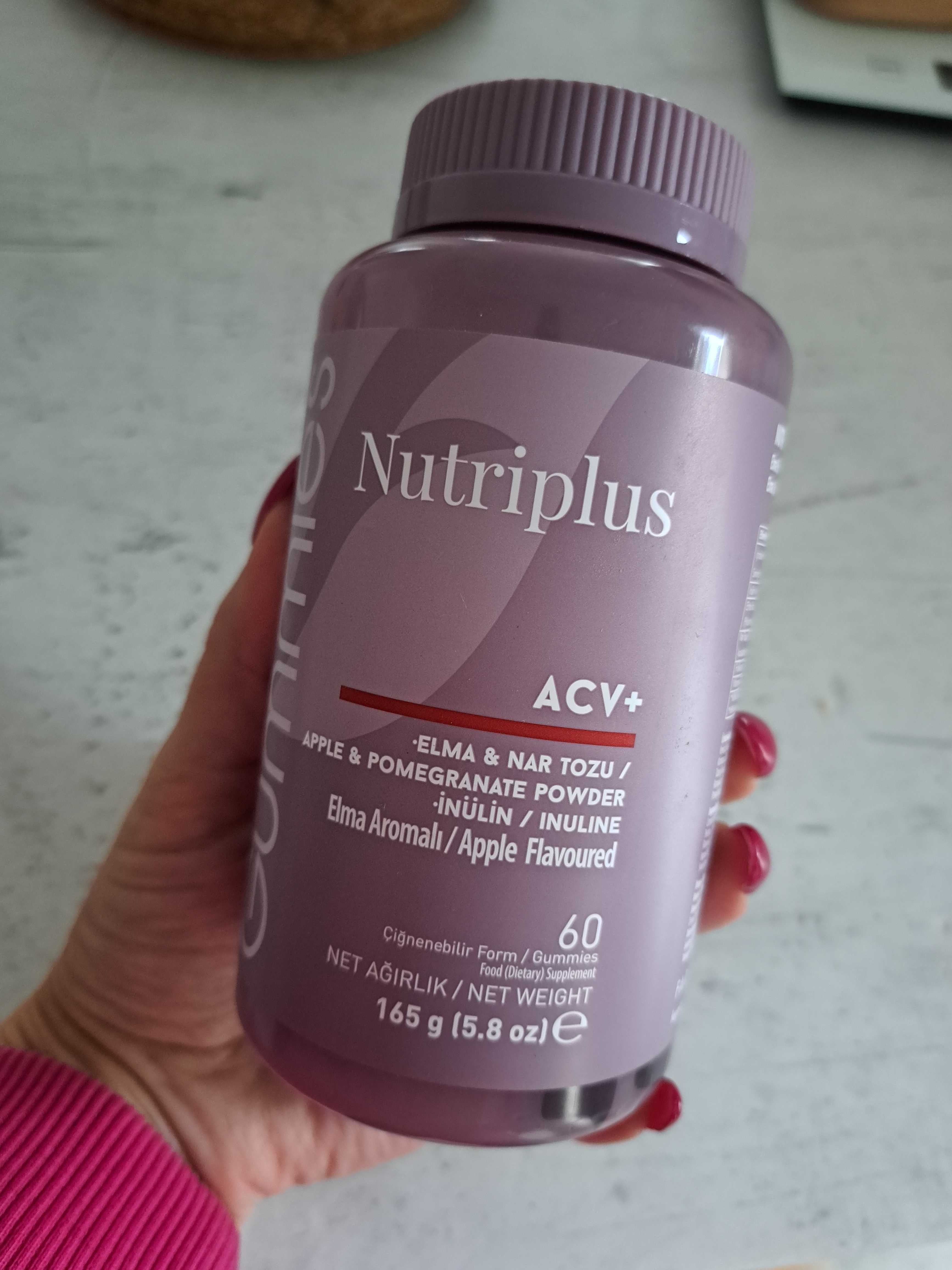 ACV Żelki z octem jabłkowym NUTRIPLUS Farmasi odchudzanie wzdęcia